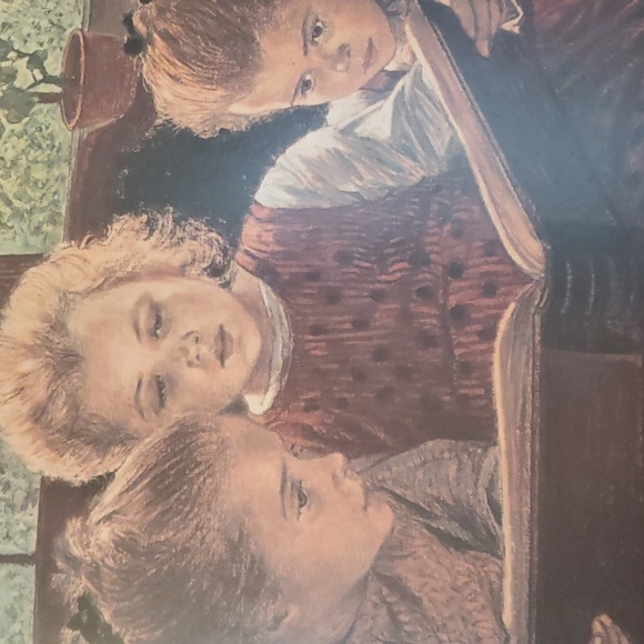 Framed fine art print, The Fairy Tale by Walter Firle 29.75" wide by 23.75" tall - Picture 4 of 7